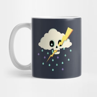 Skull Rain Cloud Mug